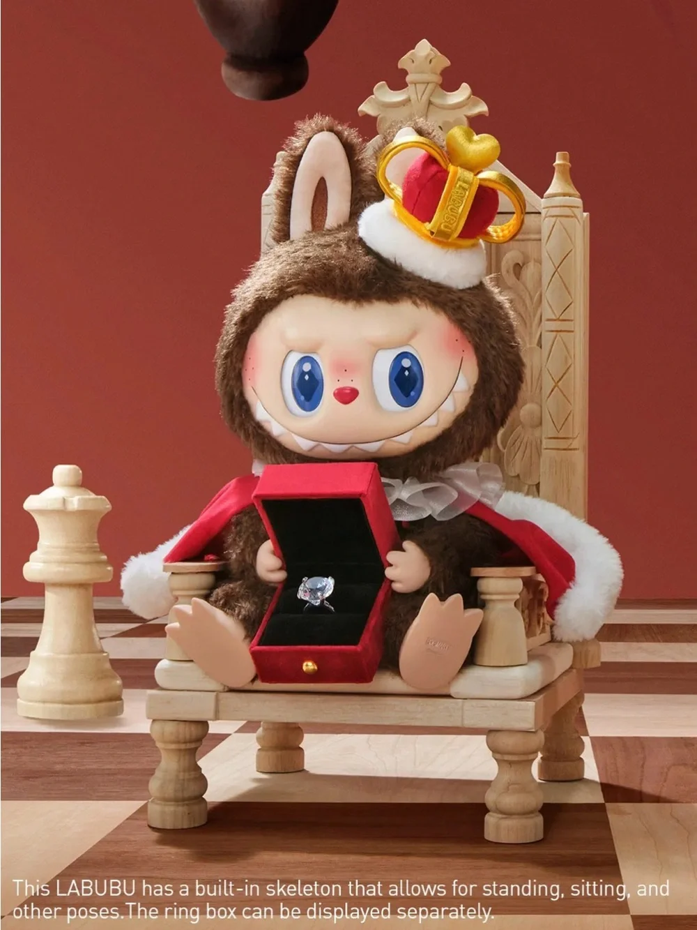 THE MONSTERS Let's Checkmate Series-Vinyl Plush Doll